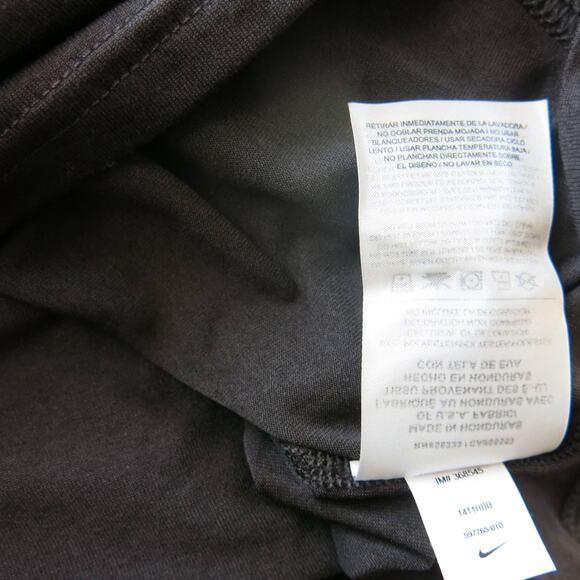 NIKE Dri-Fit *NWT* CAROLINA PANTHERS Top Size M Women's Short Sleeve NFL Black - Picture 10 of 10